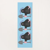 Tapis De Yoga Caricature mole joyeux (Dos)