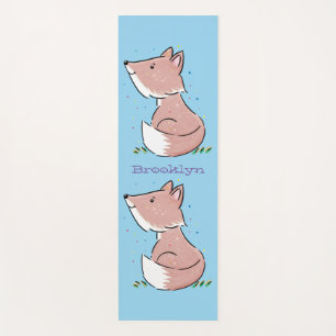 Tapis De Yoga Caricature pour bébé renard