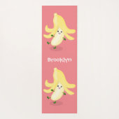 Tapis De Yoga Caricature sur la banane de Cute kawaii (Dos)
