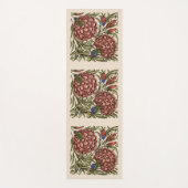 Tapis De Yoga Carnation Carrelage Fleur Antique Art Rustique (Devant)