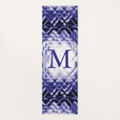 Tapis De Yoga Carré dimensionnel - Marine-M (Dos)