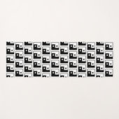 Tapis De Yoga Carré Yin Yang (Devant (Horizontal))