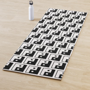 Tapis De Yoga Carré Yin Yang