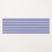 Tapis De Yoga Carreaux Bleus (Devant (Horizontal))