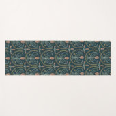 Tapis De Yoga Carrelage Lucile Moderne Imprimer Motif Bleu foncé (Devant (Horizontal))