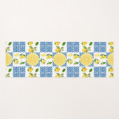 Tapis De Yoga Carrelage Motif Pays Français Méditerranéen au Cit (Devant (Horizontal))