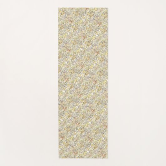 Tapis De Yoga Carrés Abstraits (Devant)