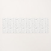 Tapis De Yoga Carte de Yoga Mat (Dos (Horizontal))