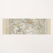 Tapis De Yoga Carte des étoiles célestes Constellation zodiaque  (Devant (Horizontal))