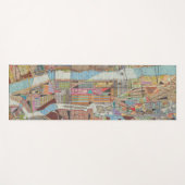 Tapis De Yoga Carte moderne de New York III (Devant (Horizontal))