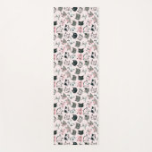 Tapis De Yoga Cartoon Cute Kitten Visages (Devant)