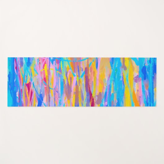 Tapis De Yoga Cascade vibrante (Devant (Horizontal))