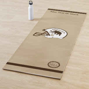 Tapis De Yoga Casque de football de l'Université de Beringia