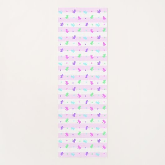 TAPIS DE YOGA CAT　ピンク　 　 (Devant)