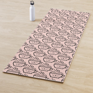 Tapis De Yoga Cat Cafe motif