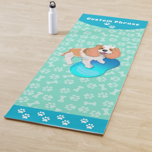 Tapis De Yoga Cavalier King Charles Spaniel Canine Fitness (En situation)