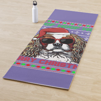 Tapis De Yoga Cavalier King Charles Spaniel Chien Woof Merry Chr