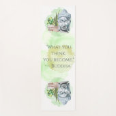 Tapis De Yoga Ce que vous pensez Aquarelle Yoga Mat (Devant)