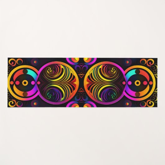 Tapis De Yoga Celestial Harmony (Devant (Horizontal))