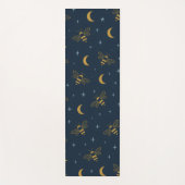 Tapis De Yoga Celestial Honeybee Yoga Mat – Moon & Stars Pattern (Devant)