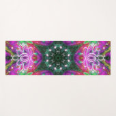 Tapis De Yoga Celestial Zen Lotus Star Kaleid (Devant (Horizontal))