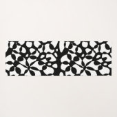 Tapis De Yoga Cells Abstraction Black White (Dos (Horizontal))