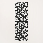 Tapis De Yoga Cells Abstraction Black White (Dos)