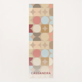 Tapis De Yoga Cercles Abstraits personnalisés Mod Fusion Pop Art (Devant)