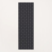 Tapis De Yoga cercles de ligne de polka (Devant)