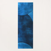 Tapis De Yoga Cercles de lune bleue (Dos)