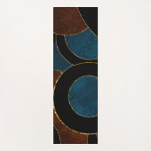 Tapis De Yoga Cercles géométriques Abstraits Parties scintillant (Devant)