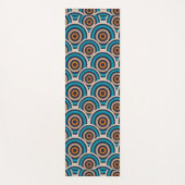 Tapis De Yoga cercles rétro (Devant)