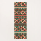 Tapis De Yoga Cercles rétro vintages (Dos)