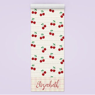Tapis De Yoga Cerises