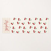 Tapis De Yoga Cerises (Devant (Horizontal))