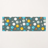 Tapis De Yoga cerises colorées (Devant (Horizontal))