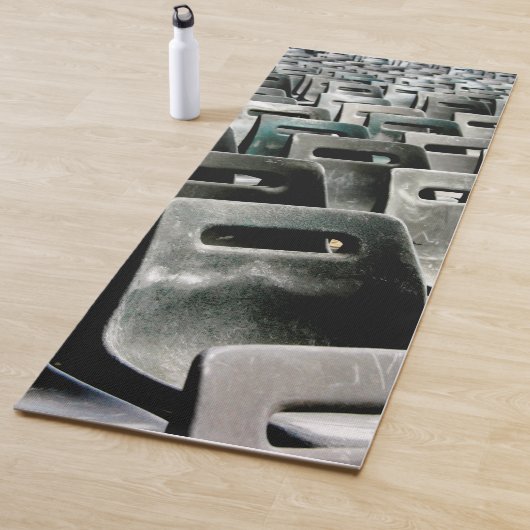 Tapis De Yoga Chaises Gris Monochromes (En situation)