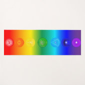 Tapis De Yoga Chakra+Creation Mandala (Devant (Horizontal))