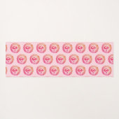 Tapis De Yoga Chakra de couronne, Chakra rose Yoga Mat (Dos (Horizontal))