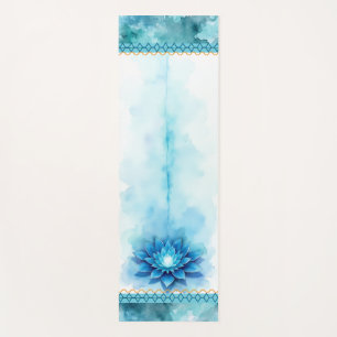 Tapis de Yoga Chakra de la Gorge   Alignement du L