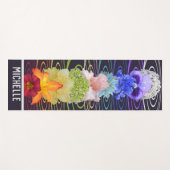 Tapis De Yoga Chakra Fleurs Yoga Mat (Devant (Horizontal))