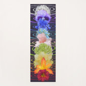 Tapis De Yoga Chakra Fleurs Yoga Mat (Devant)