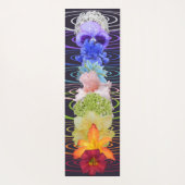 Tapis De Yoga Chakra Fleurs Yoga Mat (Dos)