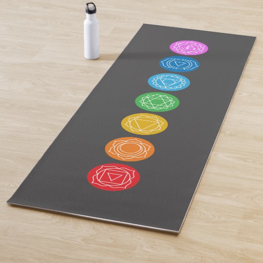 Tapis de yoga chakras (En situation)