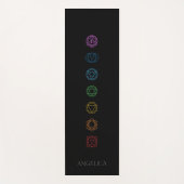 Tapis de yoga chakras (Devant)