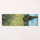 Tapis De Yoga Champ de blé vert Vincent van Gogh (Devant (Horizontal))