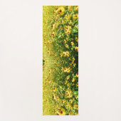 TAPIS DE YOGA CHAMP DE FLEURS SUSAN À OEIL NOIR (Devant)