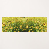 TAPIS DE YOGA CHAMP DE FLEURS SUSAN À OEIL NOIR (Devant (Horizontal))