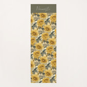 Tapis De Yoga Champ de tournesols (Devant)