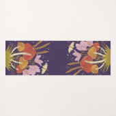 Tapis De Yoga Champignon forestier Yoga Mat (Devant (Horizontal))